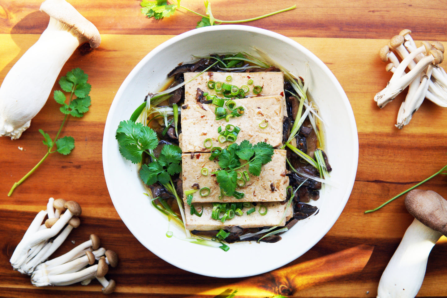 A La Carte - Tofu Braised in Shiitake Sauce