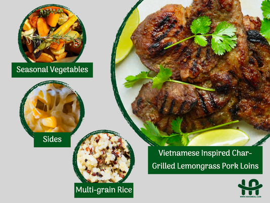 Vietnamese Inspired Char-Grilled Lemongrass Pork Loins （香茅猪排）